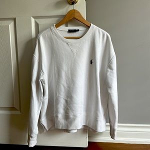 polo ralph lauren white crewneck